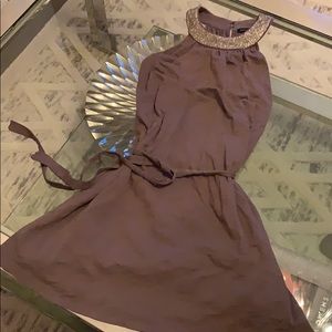 Banana Republic Mini Dress Sequin Scoop Neck